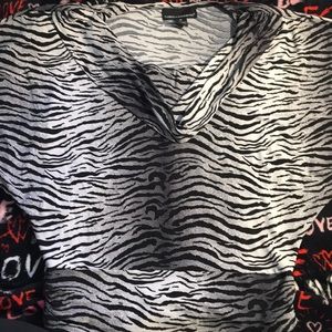 Zebra print shirt